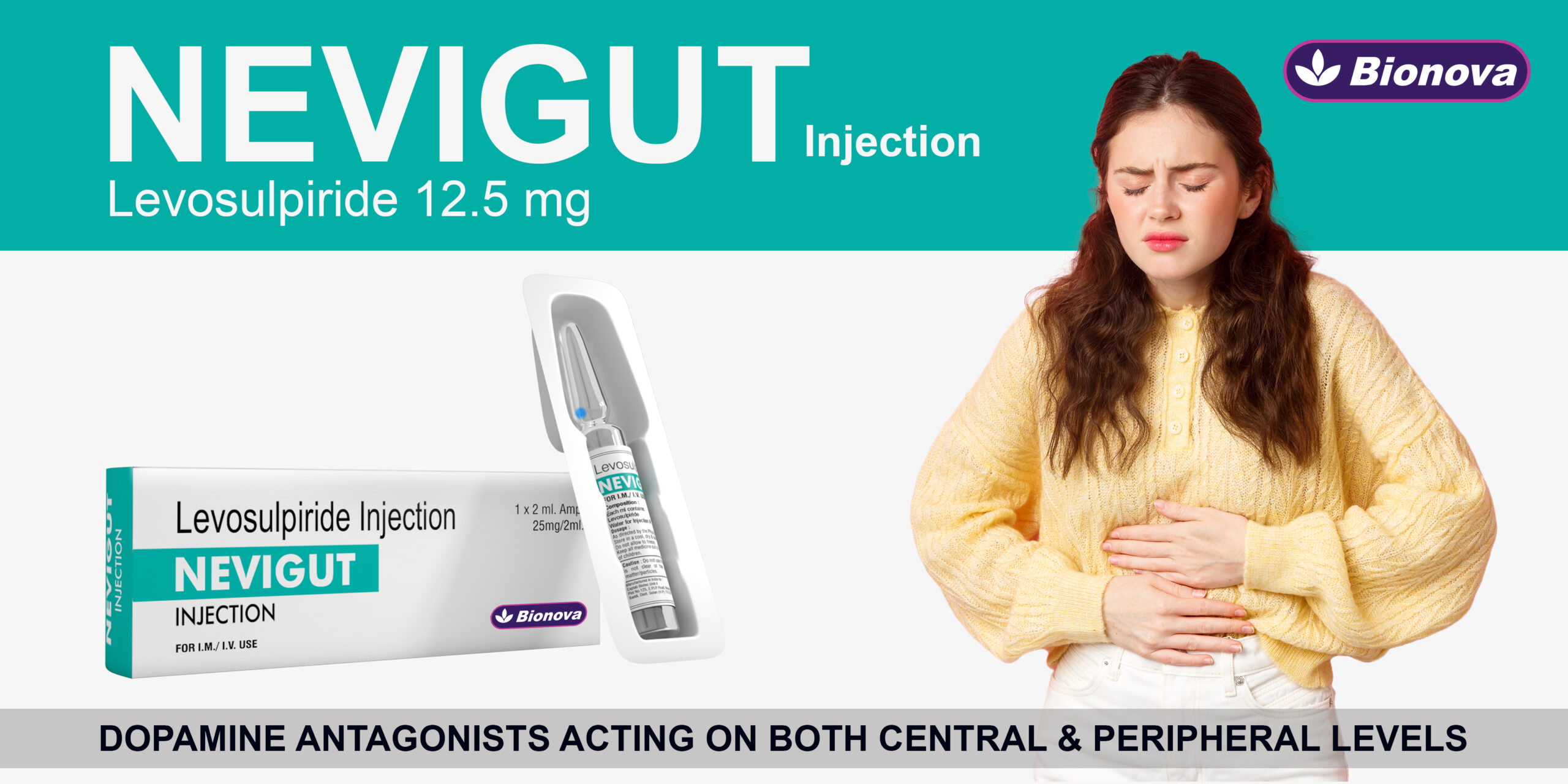 Levosulpiride injection 12.5 mg