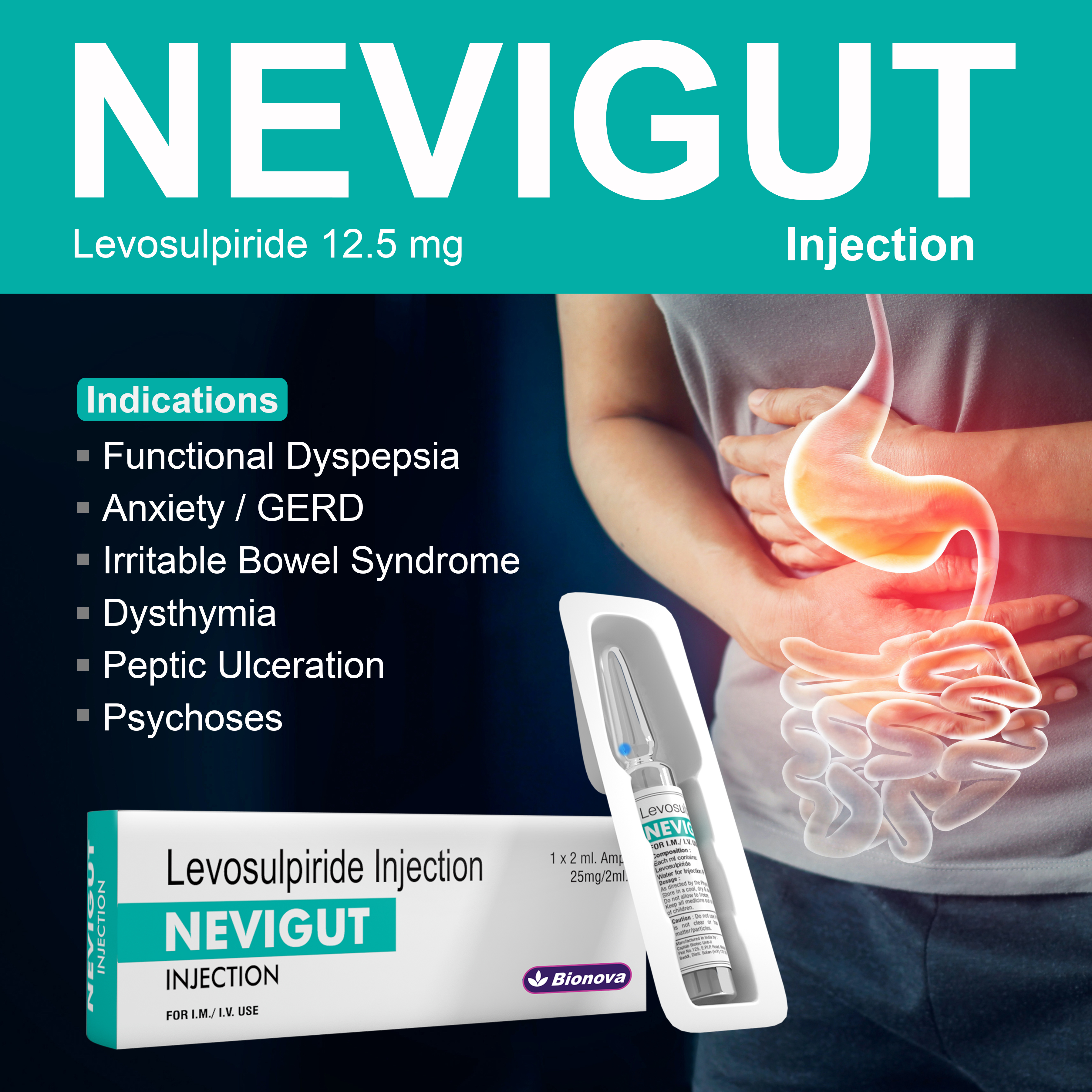 levosulpiride injection 12.5 mg