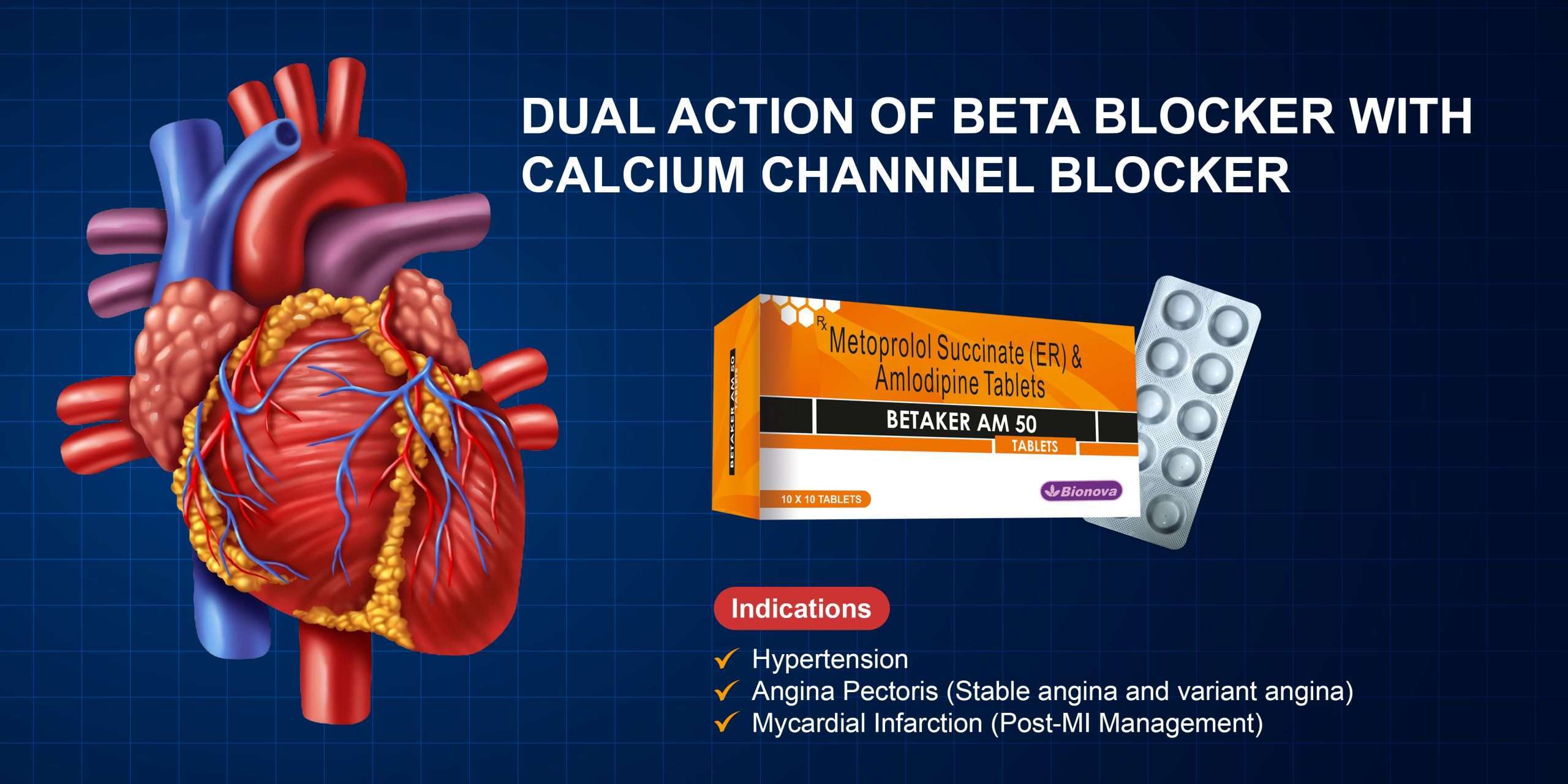 Amlodipine + Metoprolol Succinate